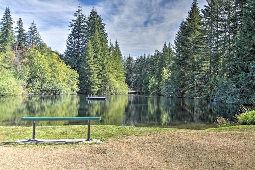 New Modern Cabin! 5Mi To Mt Rainier National Park! Hot Tub & Wifi Ashford Dış mekan fotoğraf